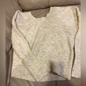 WILLIAM RAST Women's V- Neck Dotted Light beige Sweater